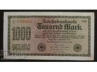 1000 μάρκα Γερμανία, 1000 μάρκα Γερμανία, 1922, XF