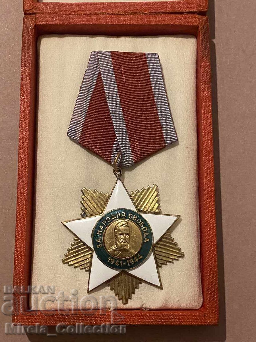 Order of People's Freedom 1941 1944 first degree with box Order of People's Freedom 1941 1944 first degree with box