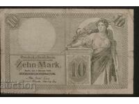 10 марки Германия, 1906 г., 10 mark Germany, 1906, F