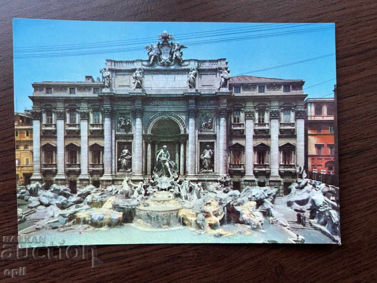 Old Card - Rome, Trevi Fountain Old Card - Rome, Trevi Fountain