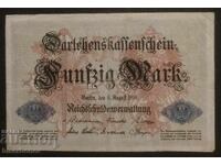 50 марки Германия 1914 г, 50 mark Germany, VF