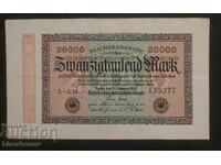 20,000 marks Germany 1923, 20,000 mark Germany, XF