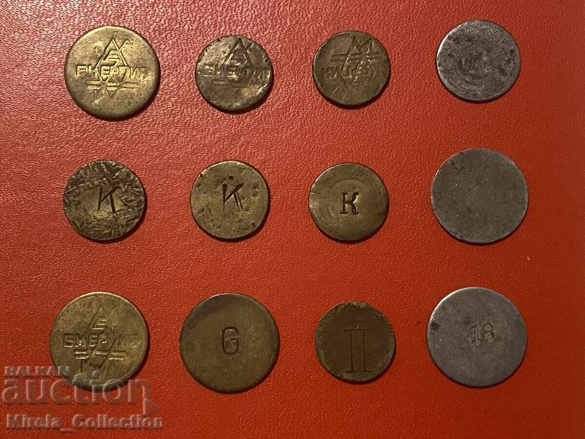 Δημοπρασία Πολλά διαφορετικά βουλγαρικά μάρκες Δημοπρασία Πολλά διαφορετικά βουλγαρικά μάρκες