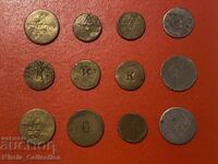 Lot of various Bulgarian tokens