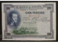 100 песети Испания 1925 г. 100 pesetas Spain, VF