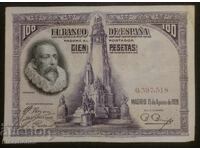 100 pesetas Spania 1928 100 pesetas Spania, VF