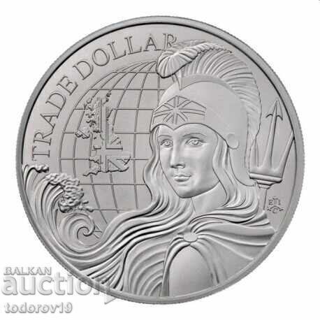 1 oz de argint dolar comercial britanic - 2022 1 oz de argint dolar comercial britanic - 2022