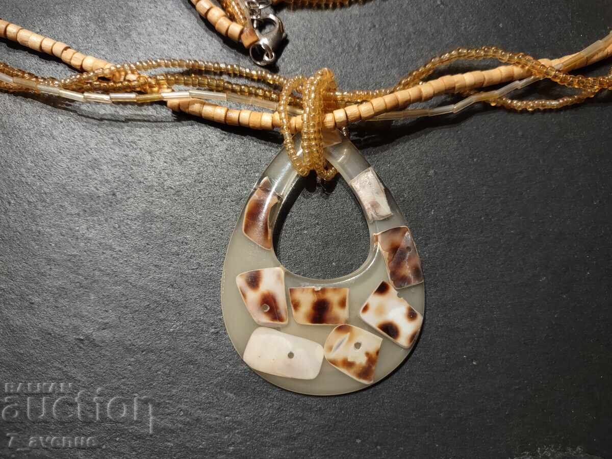 Necklace unique interesting natural tones 21.01.2025 with price 99.00 BGN | € 50.62 Necklace unique interesting natural tones 21.01.2025 with price 99.00 BGN | € 50.62