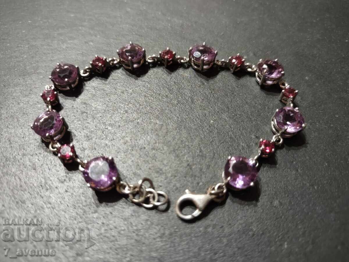 Delivery of Silver bracelet, 925, amethyst and others 21.01.2025 Delivery of Silver bracelet, 925, amethyst and others 21.01.2025