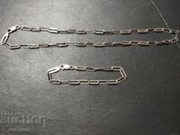 Silver necklace and bracelet, 925, 21.01.2025