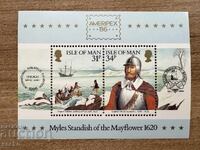 Isle of Man - Captain Miles Standish and the Voyage (1986) MNH