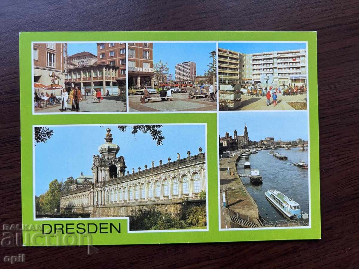 Old Card-Dresden Old Card-Dresden