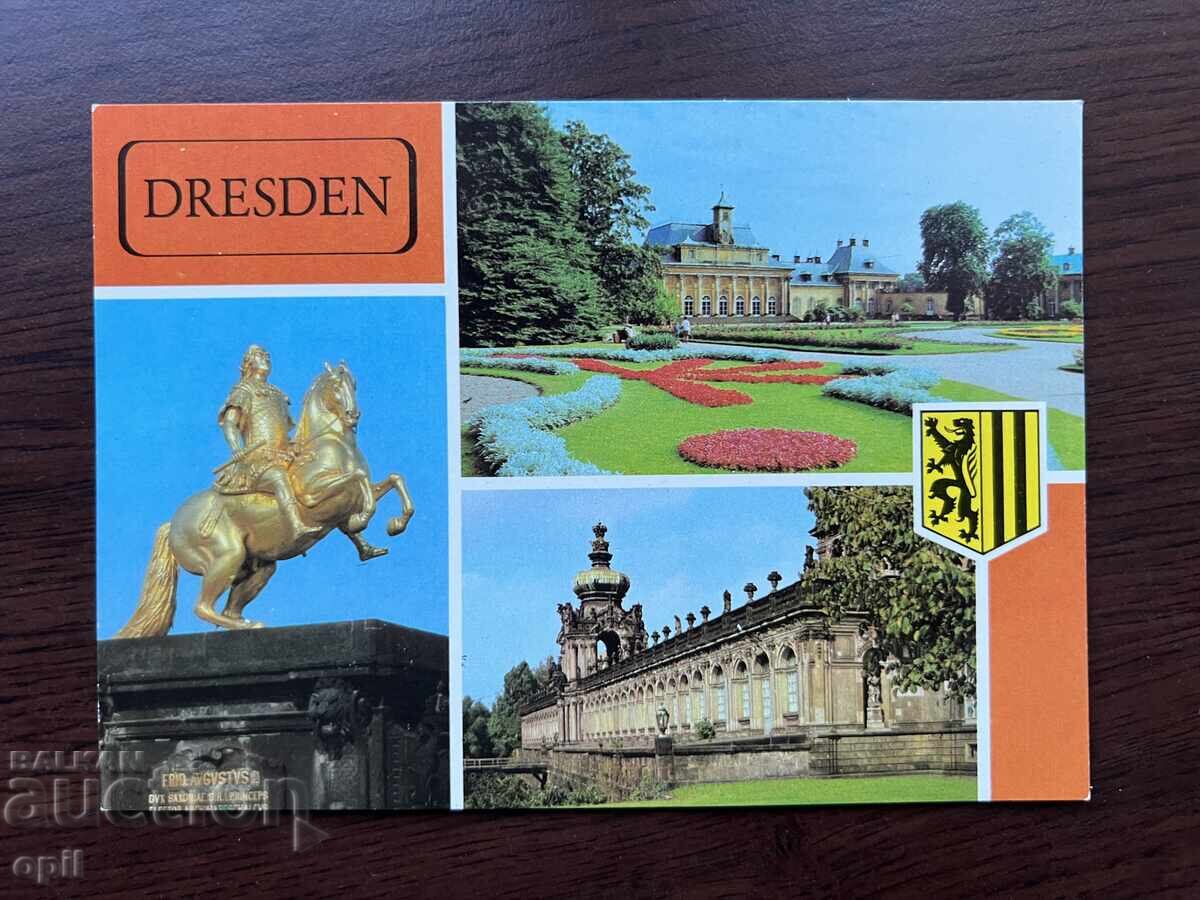 Old Card-Dresden Old Card-Dresden