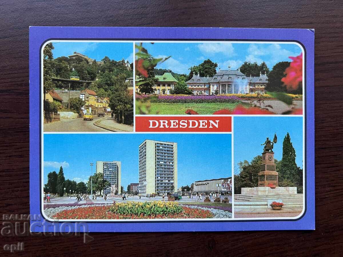 Old Card-Dresden Old Card-Dresden