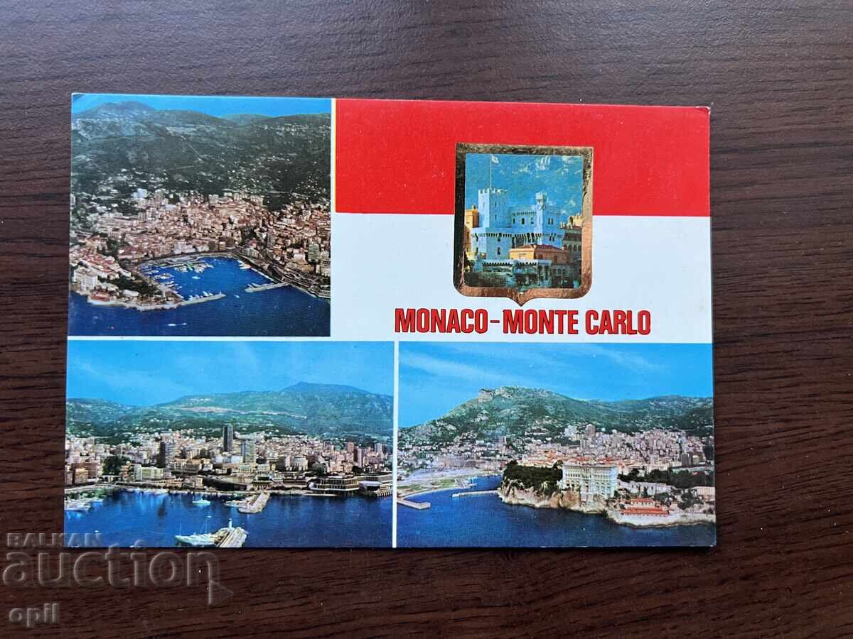 Old Card-Monaco-Monte Carlo Old Card-Monaco-Monte Carlo