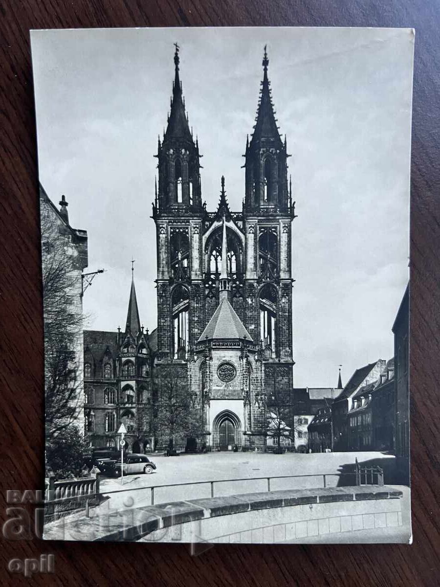 Old Card-Meissen Cathedral Old Card-Meissen Cathedral