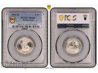 Швейцария 1 франк 1964 MS66 PCGS