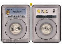 Switzerland 1 Franc 1964 MS67 PCGS