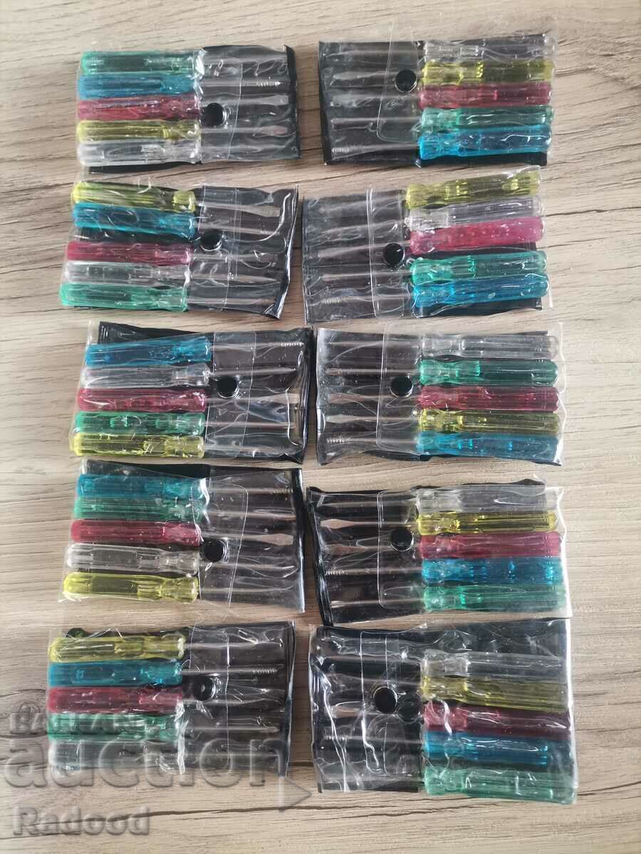 Screwdrivers small from the 90s 10 sets /c with price 20.00 BGN | € 10.23 Screwdrivers small from the 90s 10 sets /c with price 20.00 BGN | € 10.23