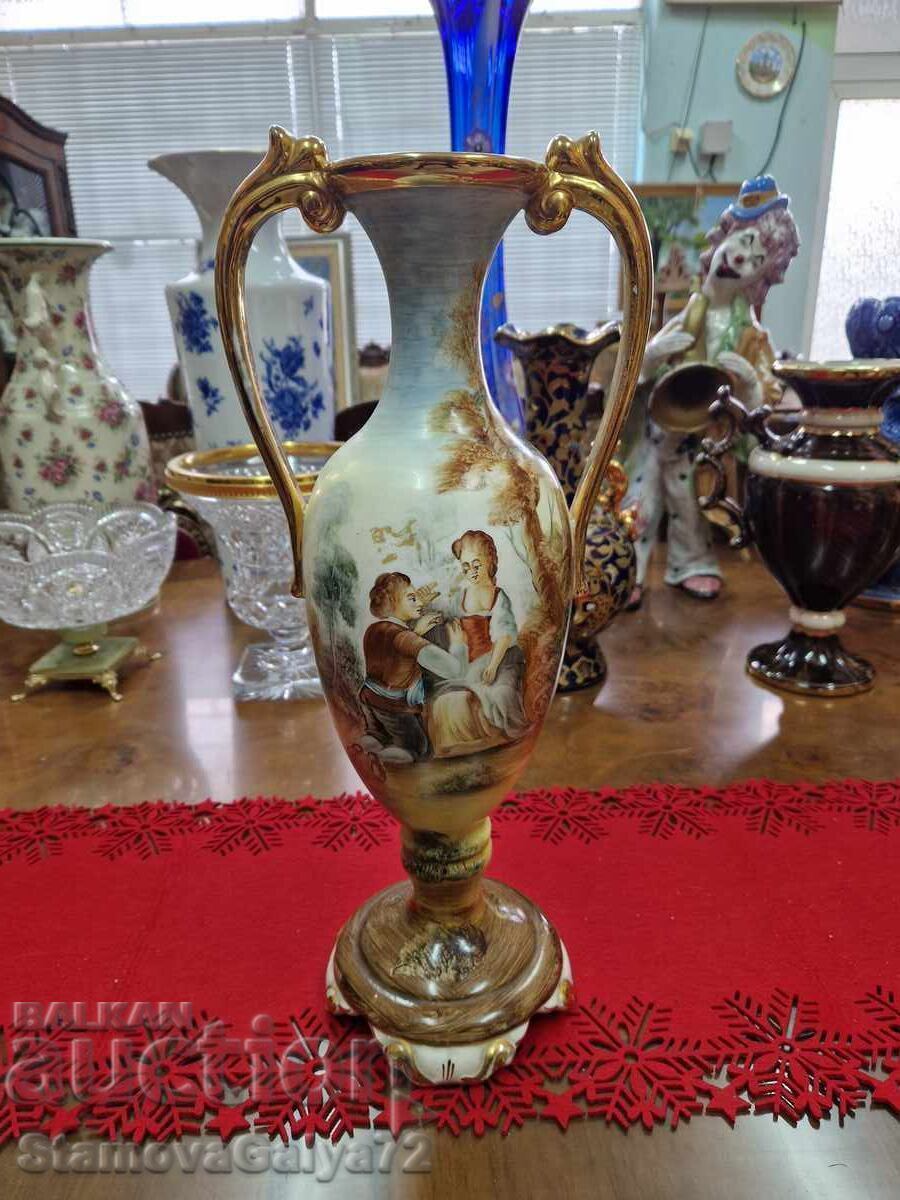 Δημοπρασία Μοναδικό πορσελάνινο πορτογαλικό βάζο αντίκες Δημοπρασία Μοναδικό πορσελάνινο πορτογαλικό βάζο αντίκες