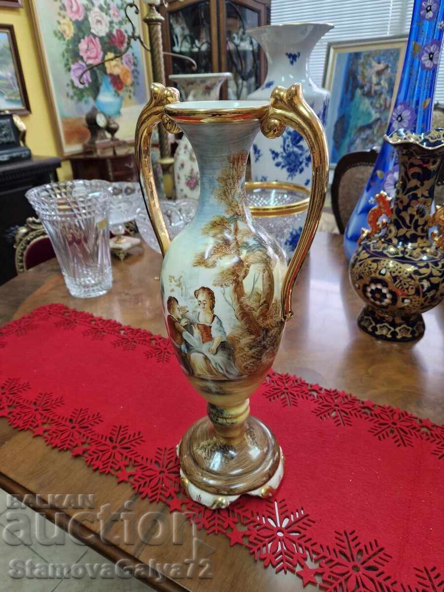 Vază portugheză antică unică din porțelan - 5