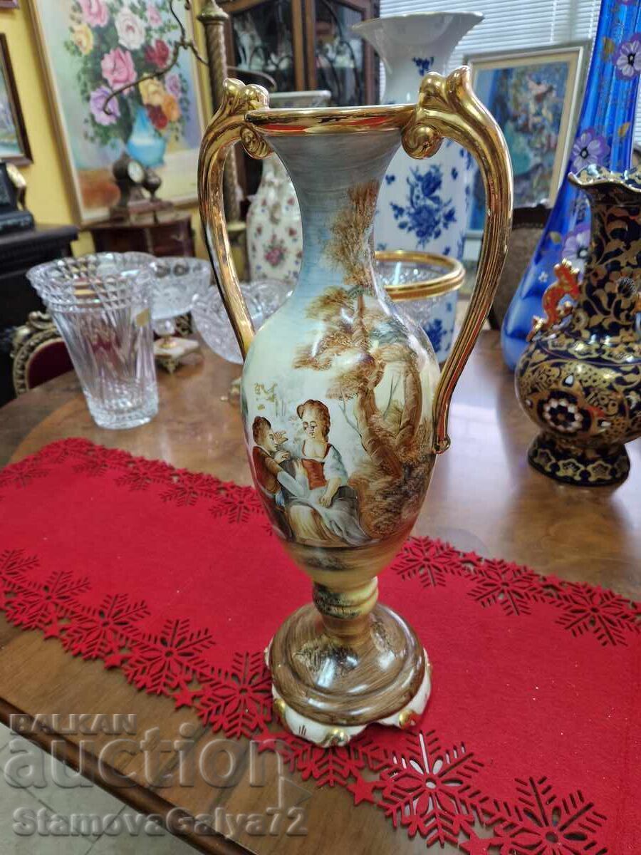 Vază portugheză antică unică din porțelan - 6