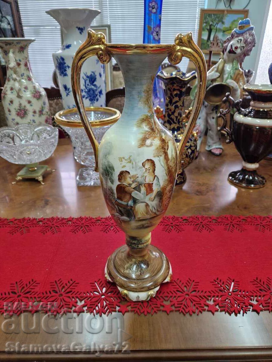 Μοναδικό πορσελάνινο πορτογαλικό βάζο αντίκες Μοναδικό πορσελάνινο πορτογαλικό βάζο αντίκες