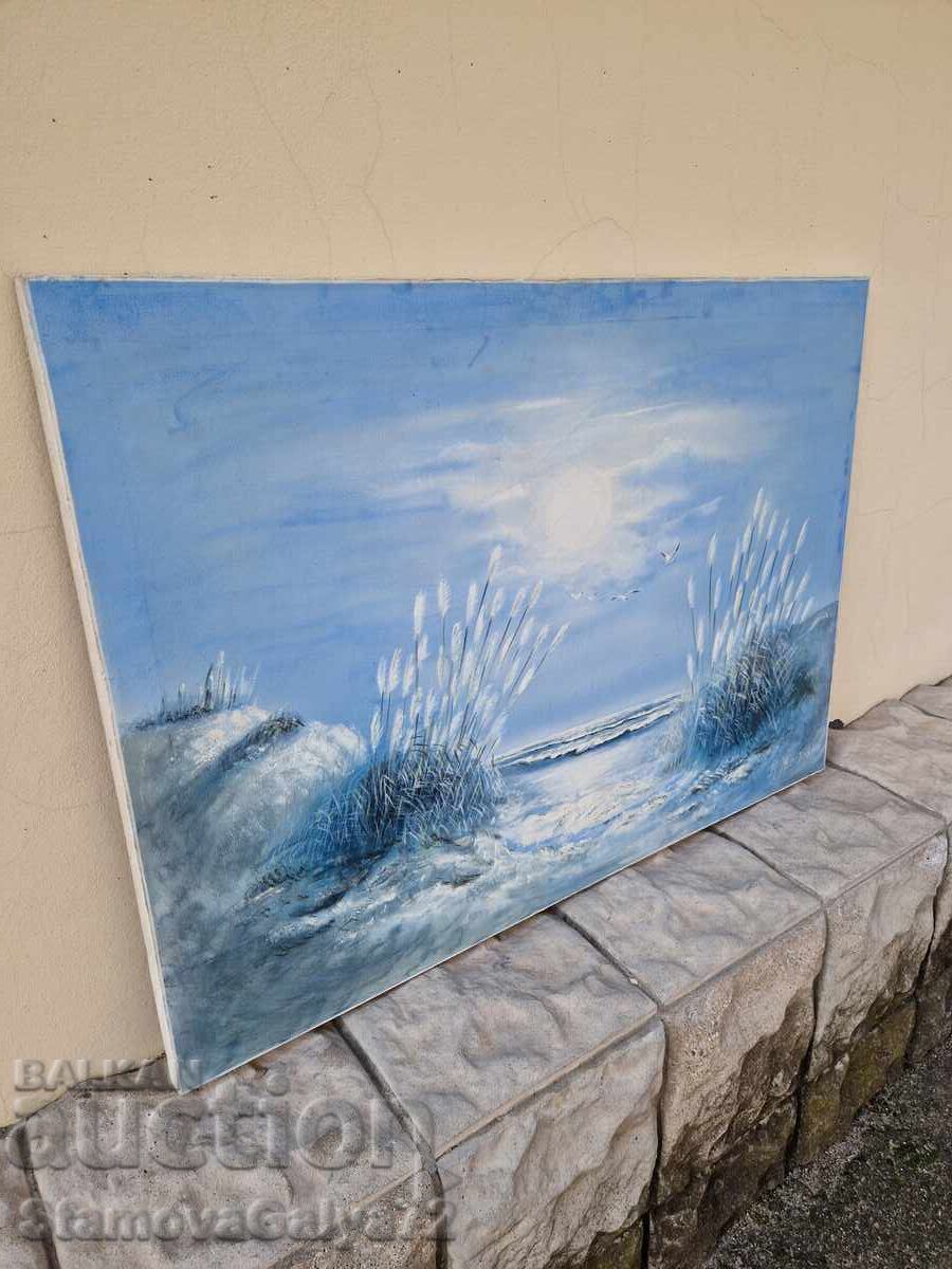 Kiril Zhostov - Superb large oil painting on canvas - 6