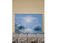 Kiril Zhostov - Superb large oil painting on canvas