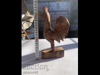 wooden figure of a rooster