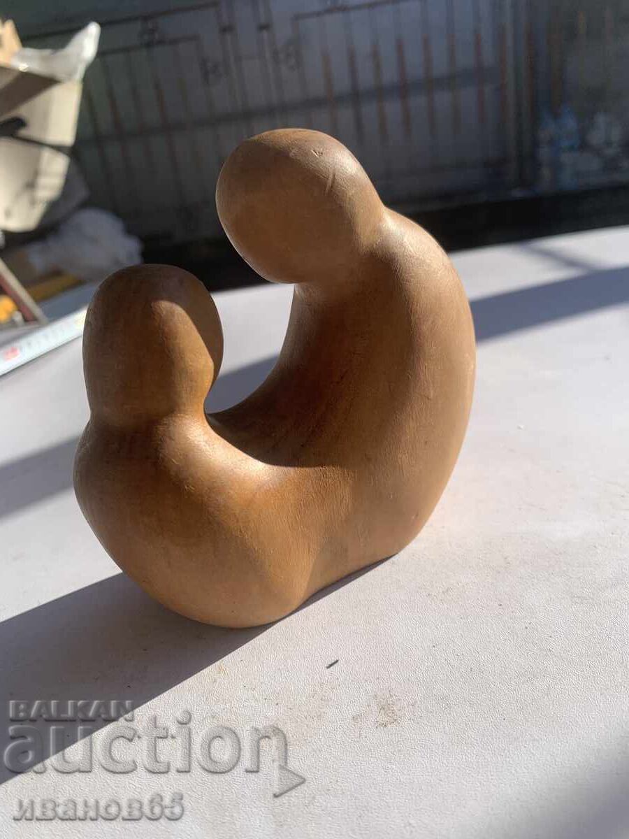 Auction wooden figure Auction wooden figure