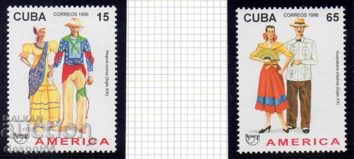 1996. Cuba. Costume populare - America.