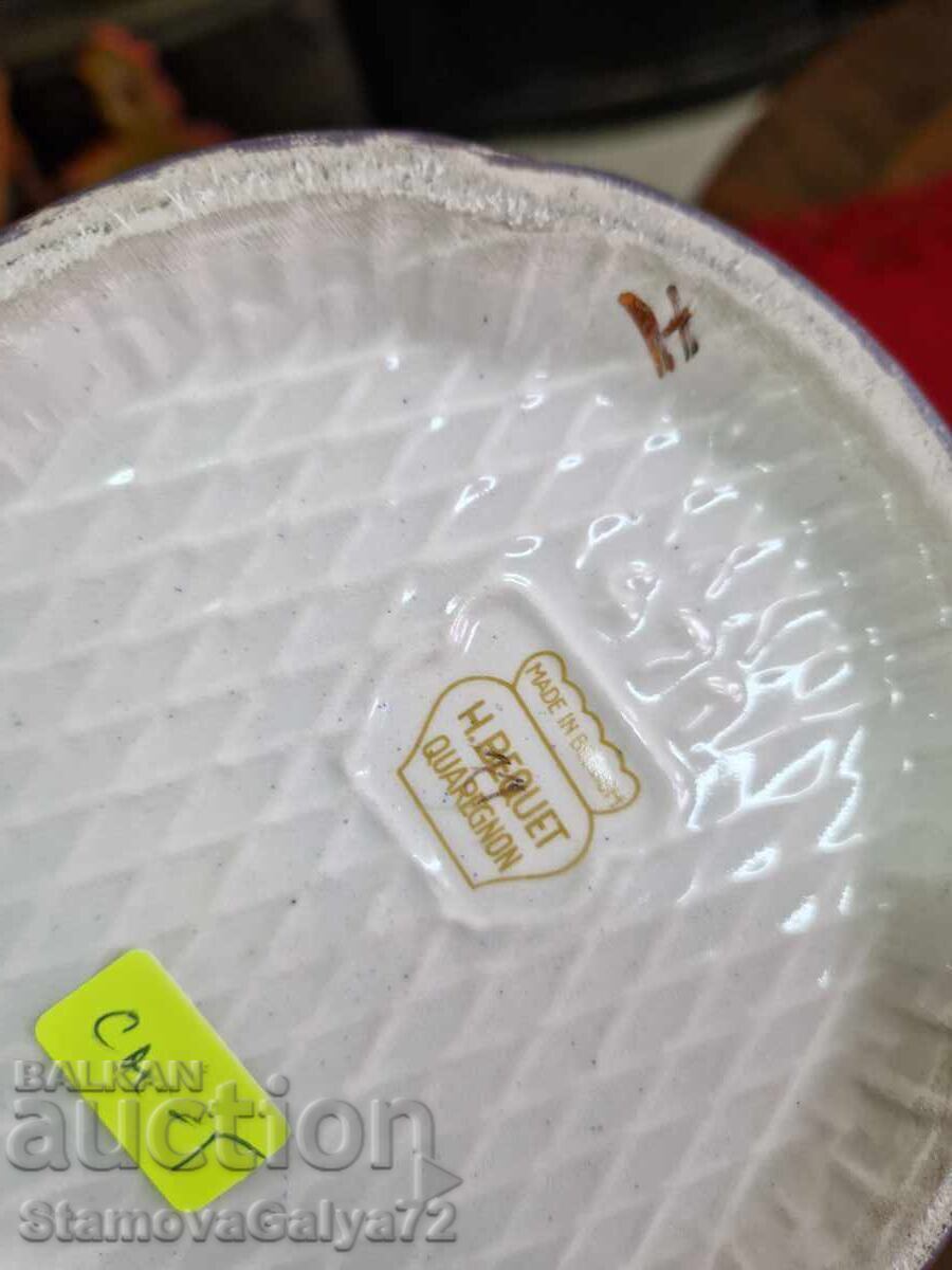 Vază antică unică din porțelan belgian H.BEQUET - 7 Vază antică unică din porțelan belgian H.BEQUET - 7