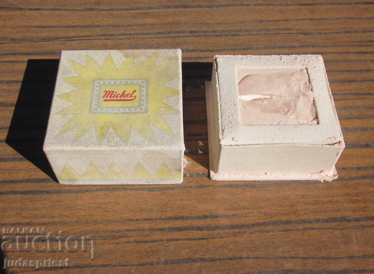 vintage Michel French γυναικεία πούδρα σε κουτί - 6 vintage Michel French γυναικεία πούδρα σε κουτί - 6