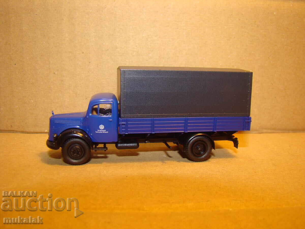 BREKINA H0 1/87 MERCEDES TRUCK MODEL TROLLEY TOY BREKINA H0 1/87 MERCEDES TRUCK MODEL TROLLEY TOY