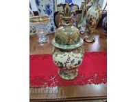 Beautiful antique French designer porcelain urn Limog