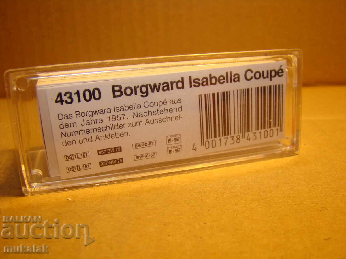 Delivery of BUSCH H0 1/87 BORGWARD ISABELLA MODEL TOY STROLLER