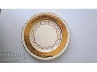 Plate-17 cm, gold decoration