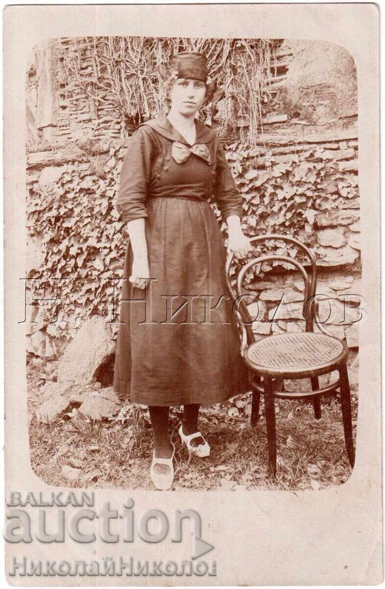 1922 FOTO VECHE SOFIA CĂTRE TRIAVNA MARIYKA KISELOVA D285