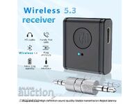 Receptor Bluetooth 5.3, adaptor auxiliar, pentru mașină/computer/MP3