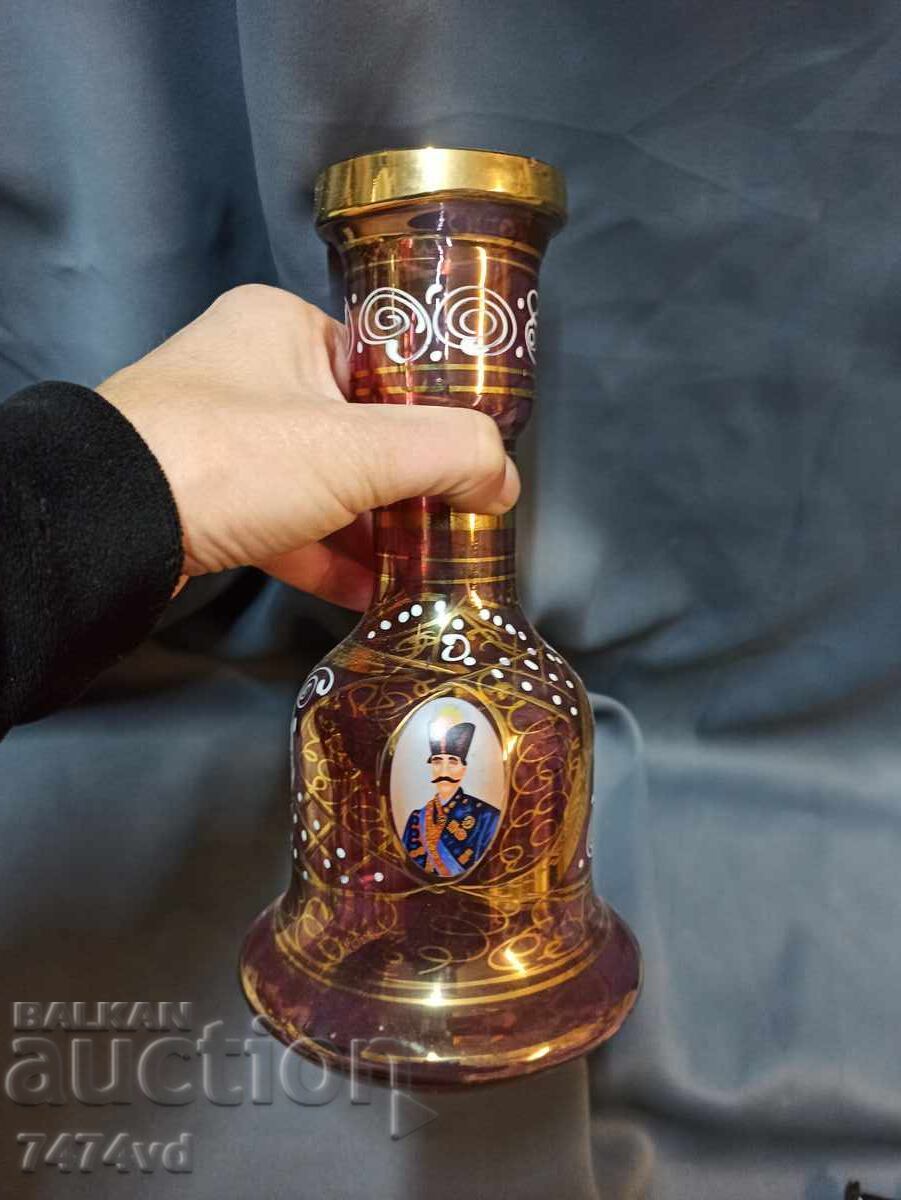 Persian glass hookah base Qajar Naser Ad-Din Shan with price 40.00 BGN | € 20.45 Persian glass hookah base Qajar Naser Ad-Din Shan with price 40.00 BGN | € 20.45