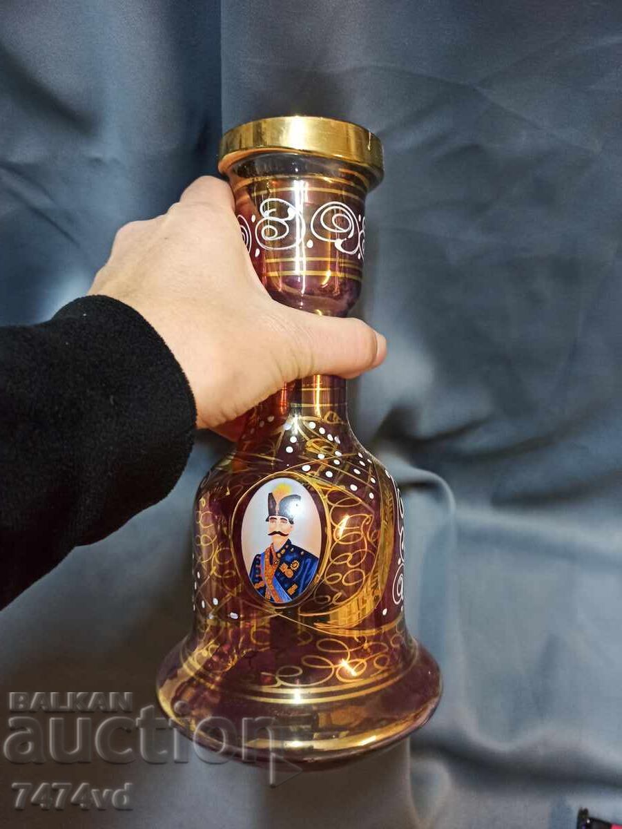 Delivery of Persian glass hookah base Qajar Naser Ad-Din Shan Delivery of Persian glass hookah base Qajar Naser Ad-Din Shan