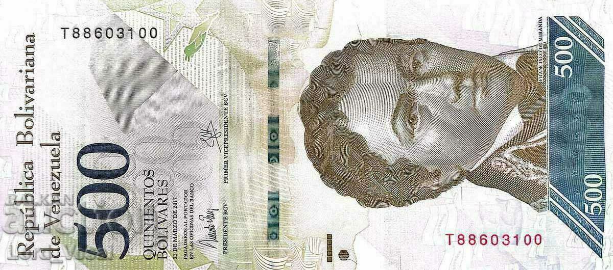 Βενεζουέλα - 500 Bolívares 2017 - Pick- 94 UNC Βενεζουέλα - 500 Bolívares 2017 - Pick- 94 UNC