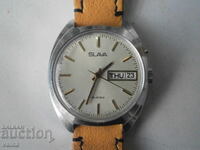 SLAVA, cal. 2428, manual nav-e, fabricat in URSS, carcasa 37mm, TOP!