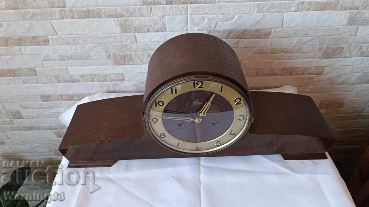 Old mantel clock - Emes - Germany - Antique - 1960" with price € 95.00 | 185.80 BGN Old mantel clock - Emes - Germany - Antique - 1960" with price € 95.00 | 185.80 BGN