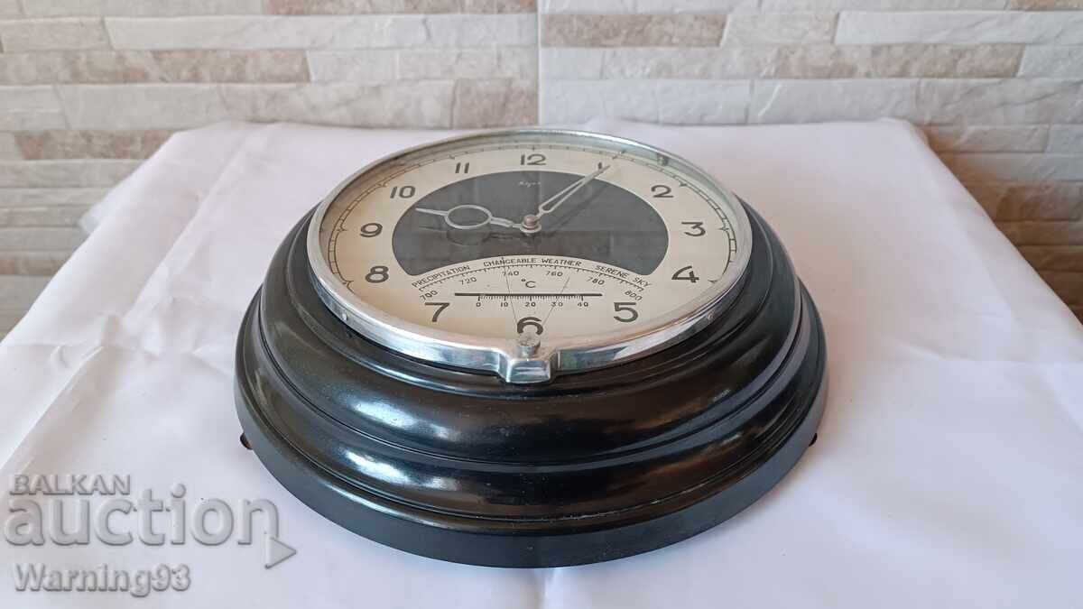 Old Russian wall clock - Lighthouse with thermometer and hygrometer - 7 Old Russian wall clock - Lighthouse with thermometer and hygrometer - 7