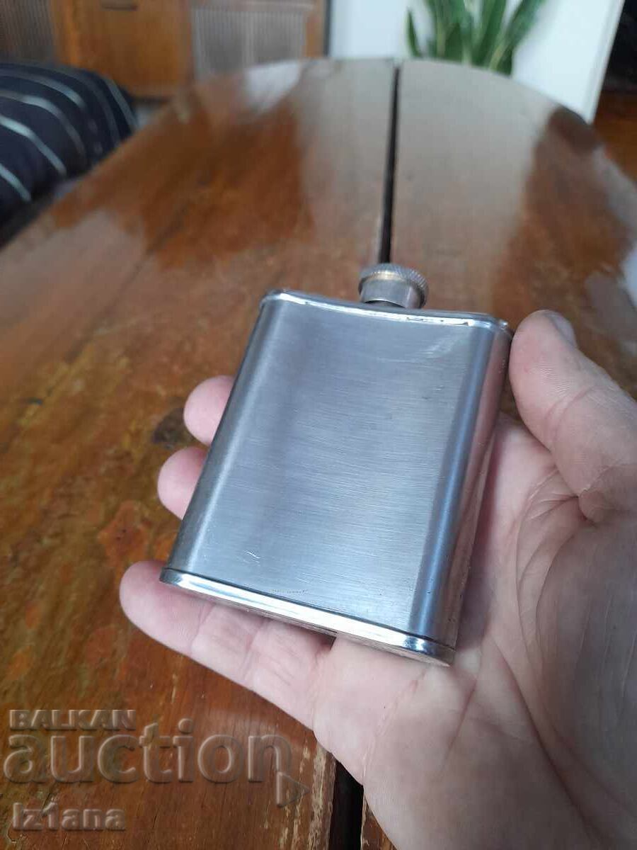 Auction Old Jack Daniels pocket flask Auction Old Jack Daniels pocket flask