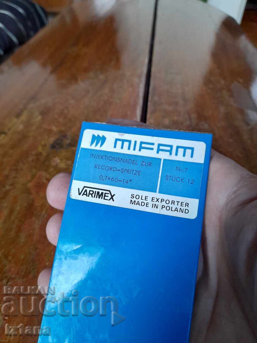 Auction Old needles for Mifam Varimex syringe Auction Old needles for Mifam Varimex syringe