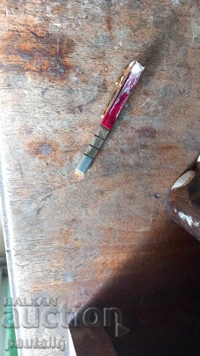 Auction  GOLD PLATED TIE NEEDLE