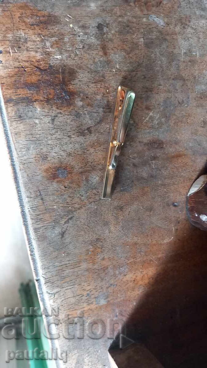 GOLD PLATED TIE NEEDLE - 5